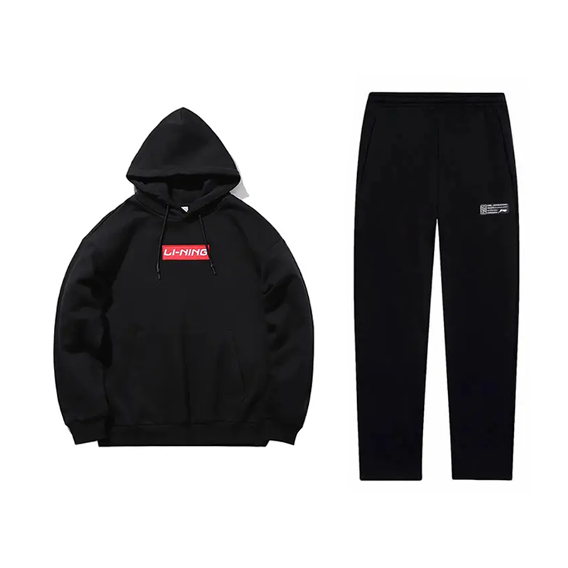 Li-Ning Li Ning Casual Sportswear Unisex Black+Black