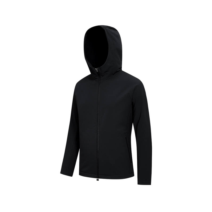 Saucony Jackets Men's Black Hooded Moderate Other