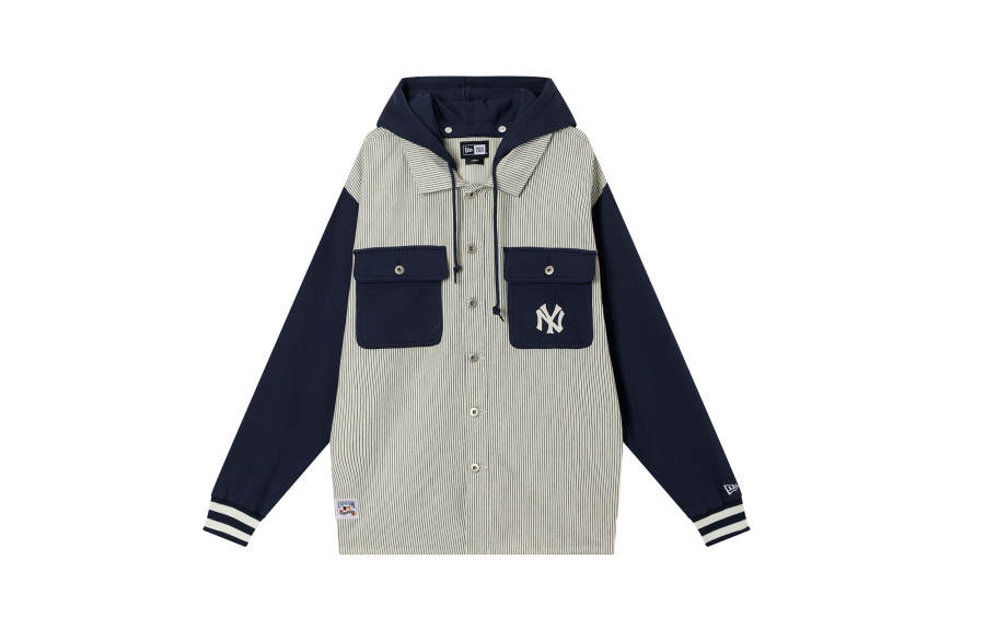 New Era Jackets Unisex Gray Hooded Non Detachable Moderate Other