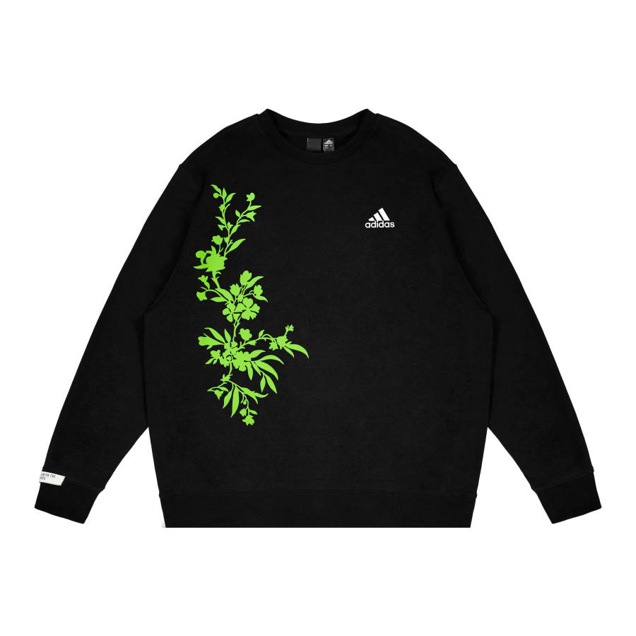 Adidas Adidas Sweatshirts Unisex Black Crew Neck Moderate Regular