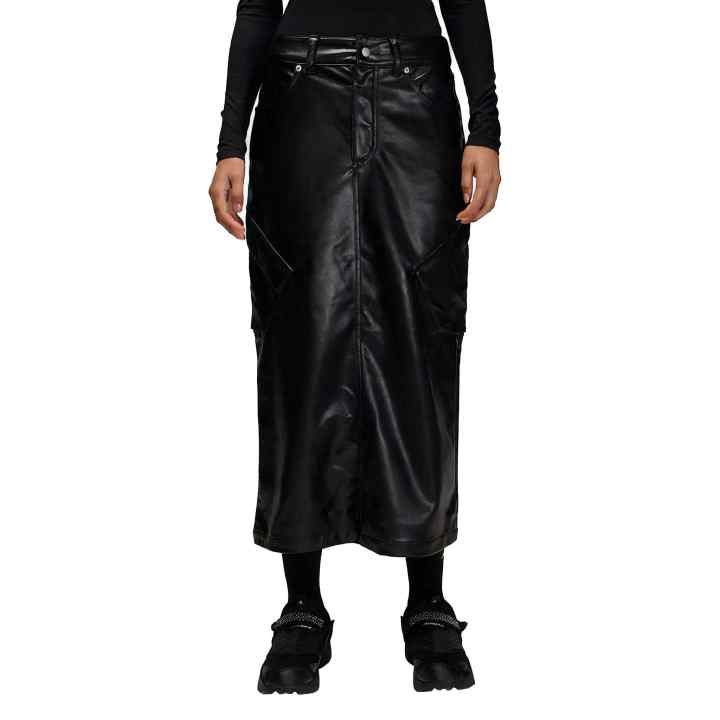 Jordan Jordan FLIGHT CHICAGO Leather Long Skirt Women's