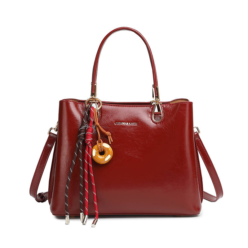 PAYOT Synthetic Leather Handbag Women's Burgundy