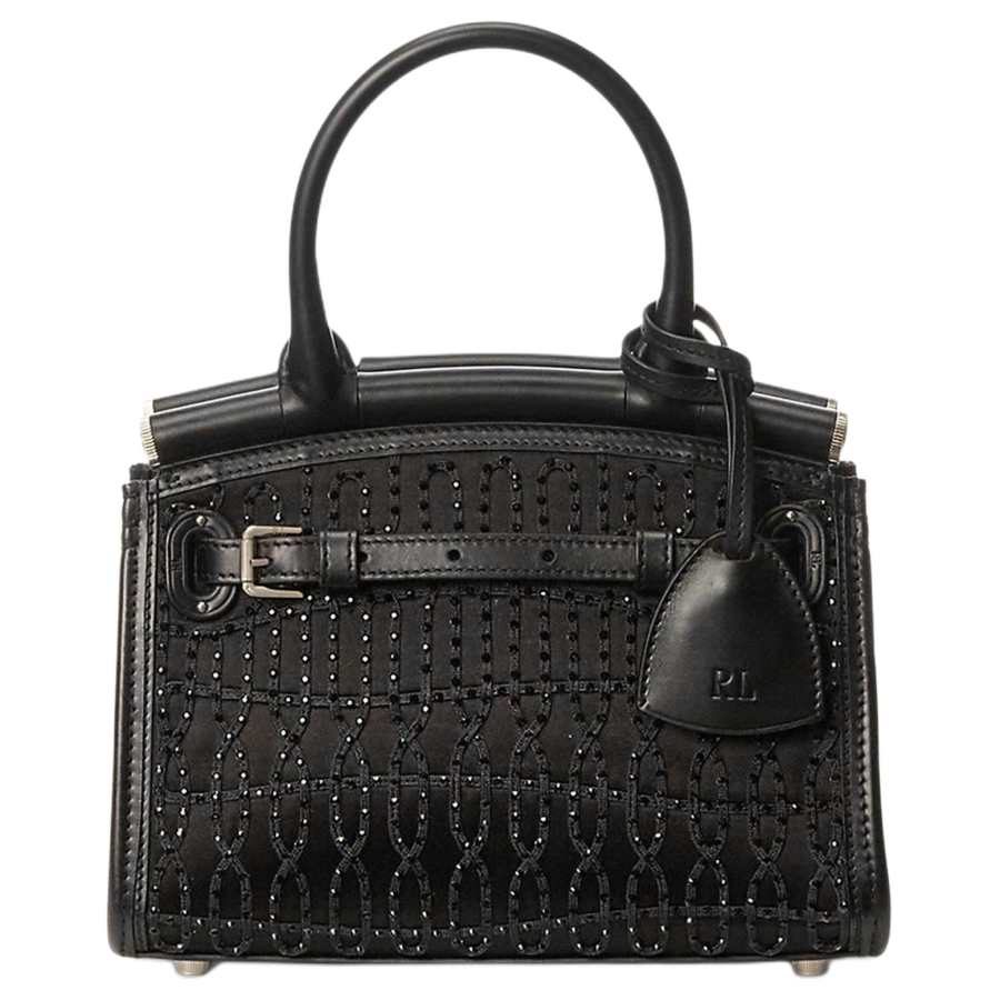 Ralph Lauren Collection Detachable Adjustable Strap Handbag Mini Women's Black