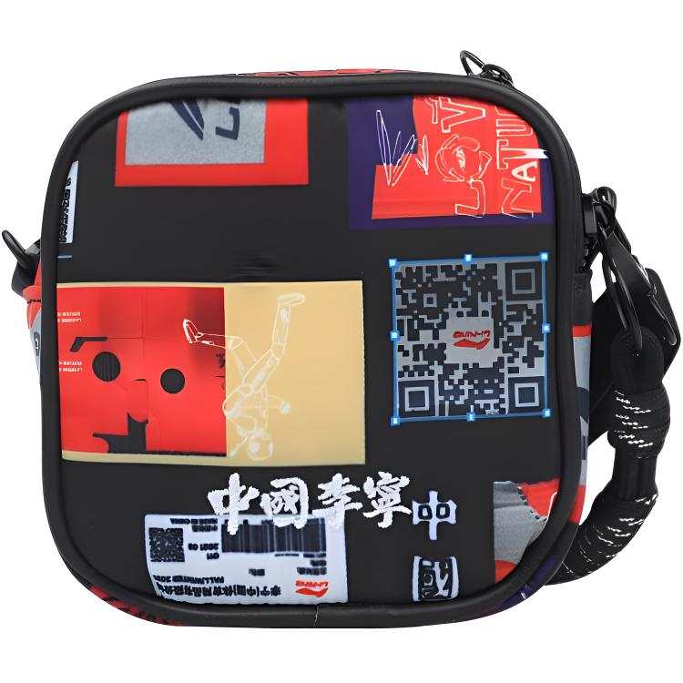 Li-Ning Li Ning Fabric Crossbody Bags Regular Unisex Multicolor