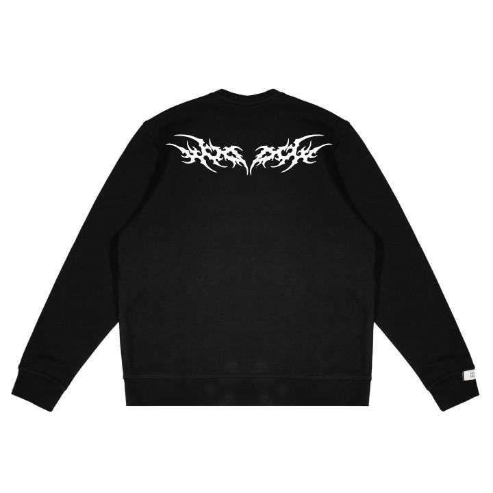 Adidas Adidas Sweatshirts Unisex Black Crew Neck Moderate Regular