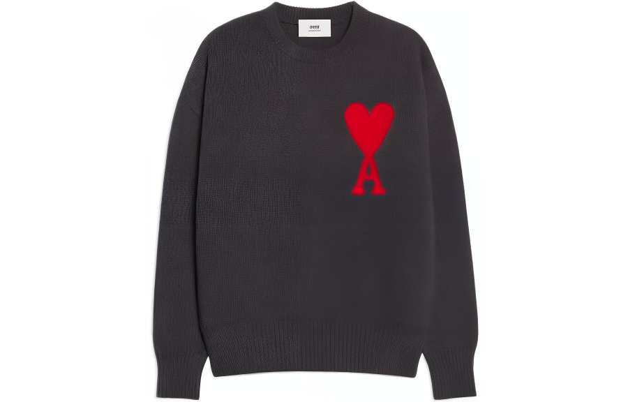 AMIPARIS Ami Paris Ami De Coeur Crewneck Knitted Jumper