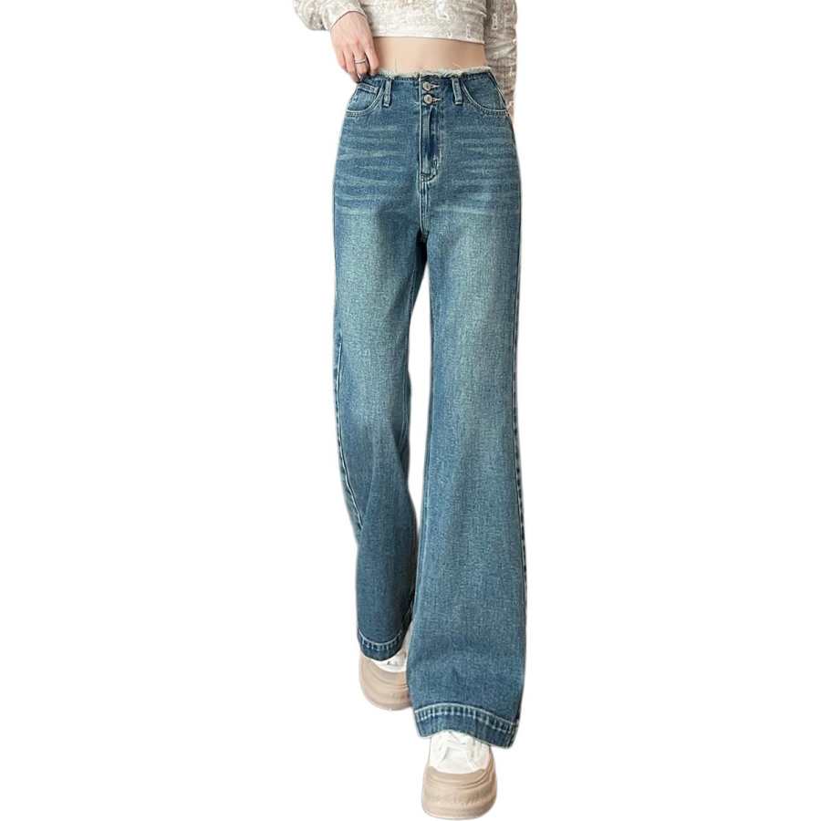 Tonlion Jeans Women's Medium Blue Moderate Flared Pants