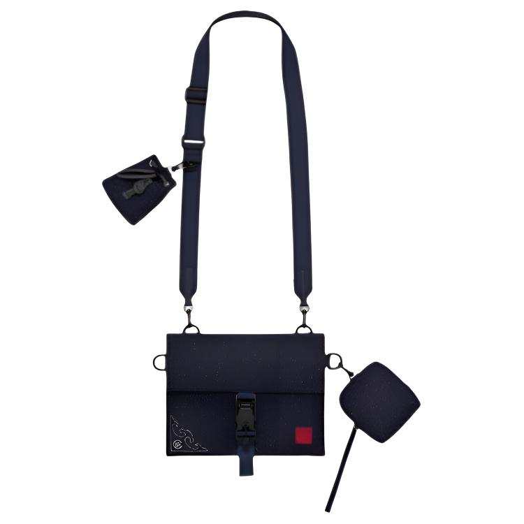 CLOT Fabric Shoulder Bag Men's Dark Blue
