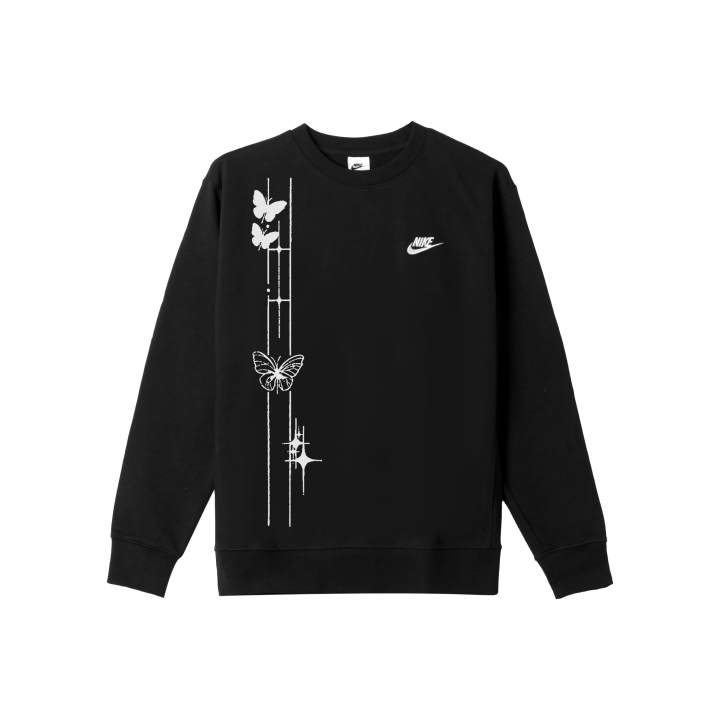 Nike Nike Sweatshirts Men's Black Crew Neck Moderate