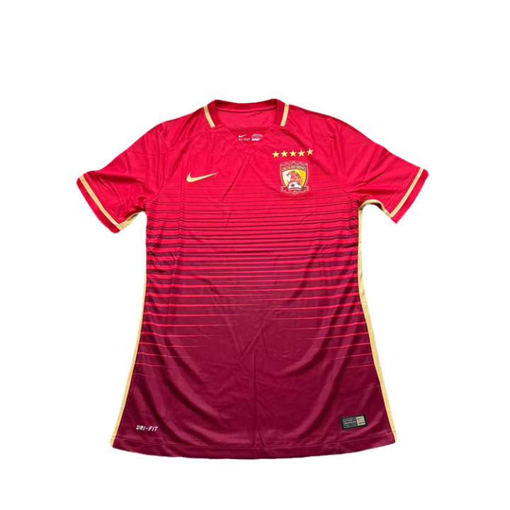 Nike Nike Guangzhou Evergrande Soccer Jersey Player Edition Unisex