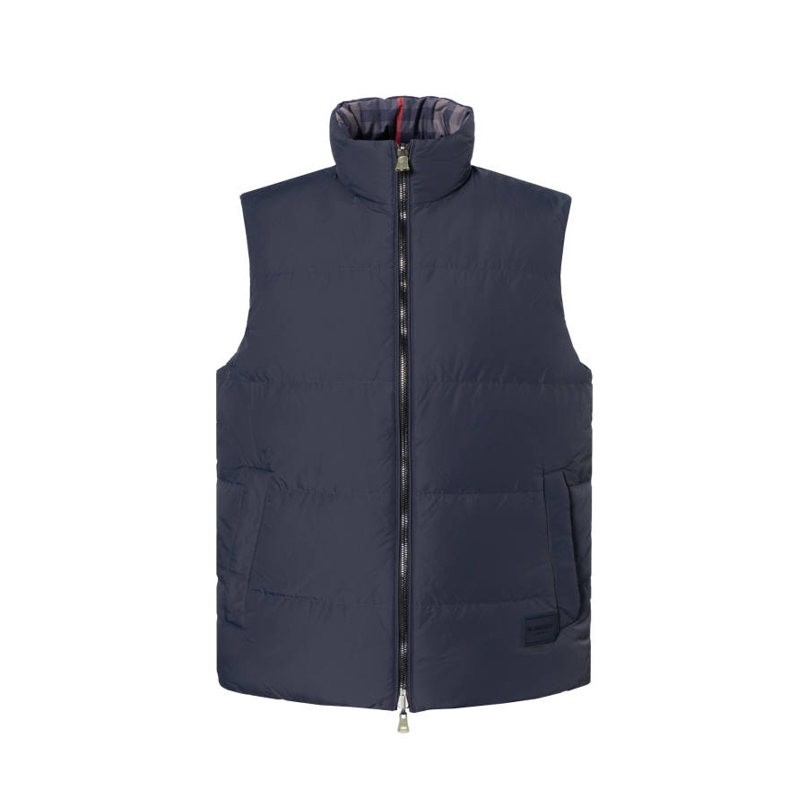 Burberry Down Vest Men's Dark Blue