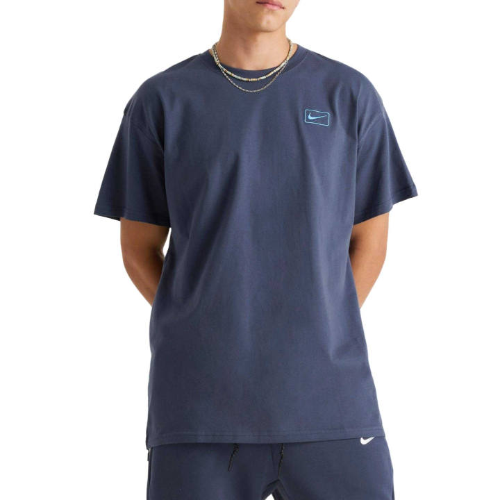 Nike Nike T Shirts Men's Blue Crew Neck Moderate