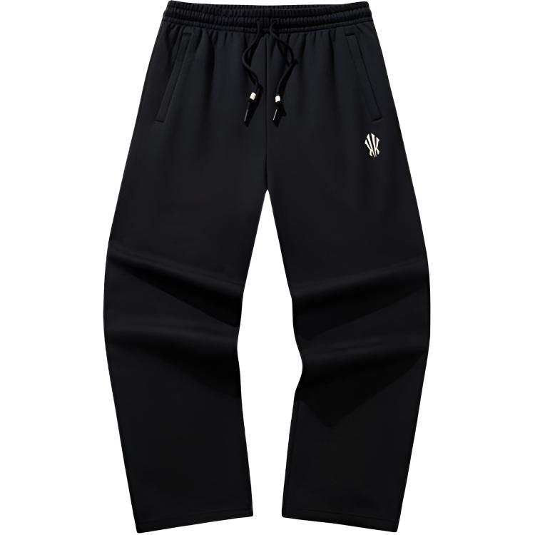 Anta Basketball Collection Fleece Lined Thermal Lace Up Print Knitted Sweatpants Men's