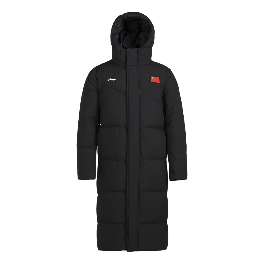 Li-Ning Li Ning Down Jackets Unisex Black Hooded Thickened