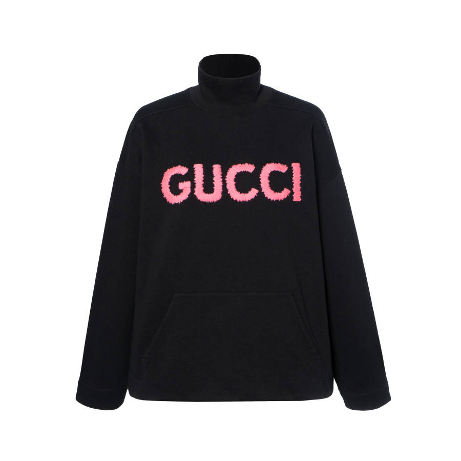 GUCCI Pre Owned 10's Logo embroidered Sweater