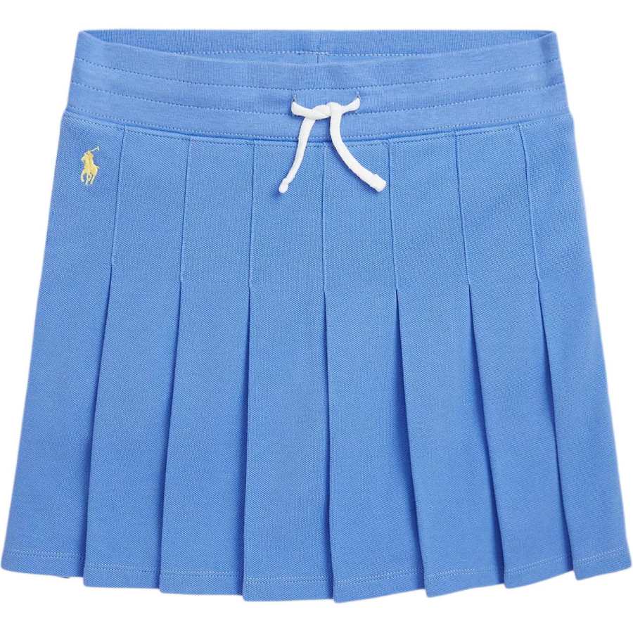 Polo Ralph Lauren SS25 Solid Color Moderate Skirt Summer Kids' Blue