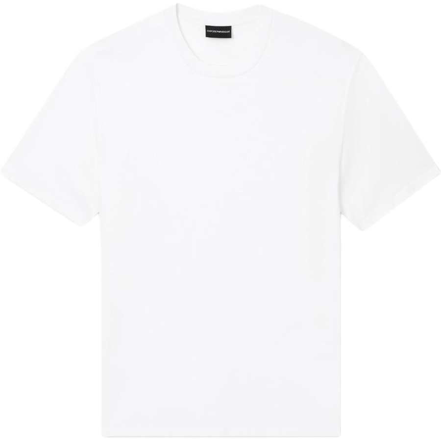 Emporio Armani Jersey T-shirt with matching intarsia logo