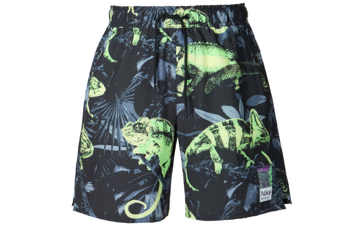 Nike Nike Dri Fit Unlimited Studio '72 Casual Shorts Men's Explosion Green Yellow