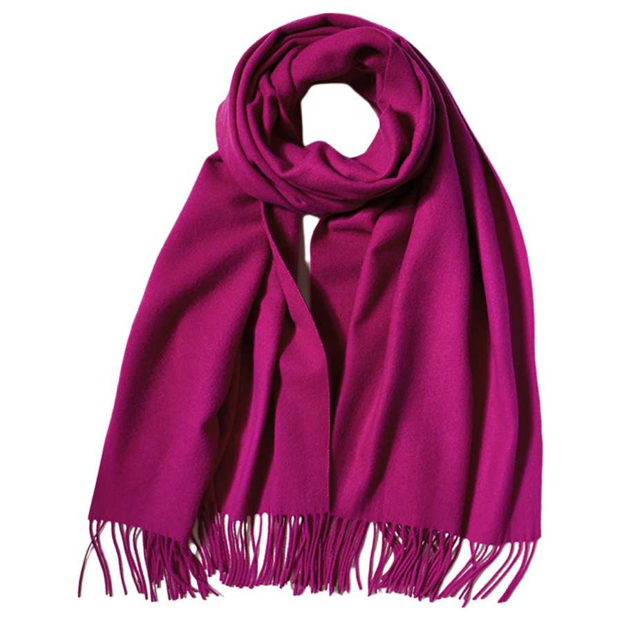 Hodo Red Bean Wool Knit Scarves Women's