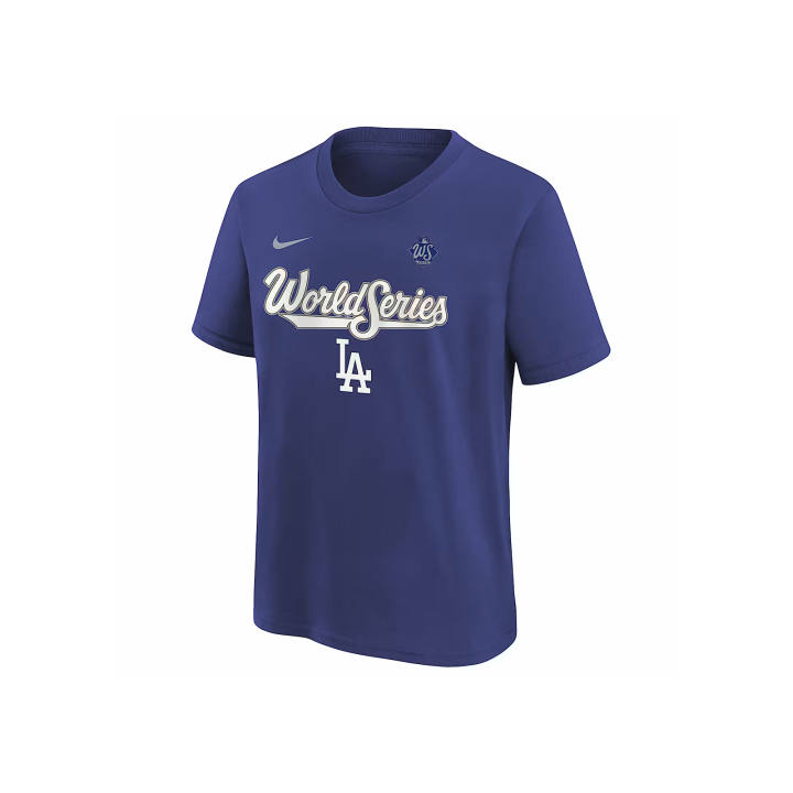 Nike Nike x MLB T Shirt Los Angeles Dodgers 2025 World Series Participant Kids'