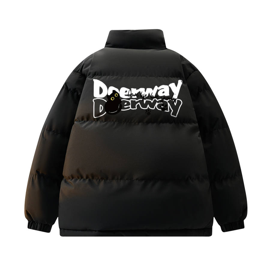 DEERWAY DEERWAY Puffer Jackets Unisex Stand Collar Thickened Padded Puffer Jacket