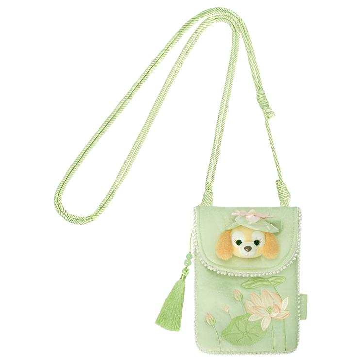 Disney Polyester Crossbody Bag With Cell Phone Pouch Women's Green