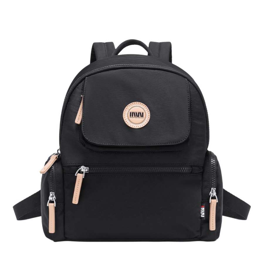 SEPTWOLVES SEPTWOLVES Fabric Backpack Women's Black/Gray Green