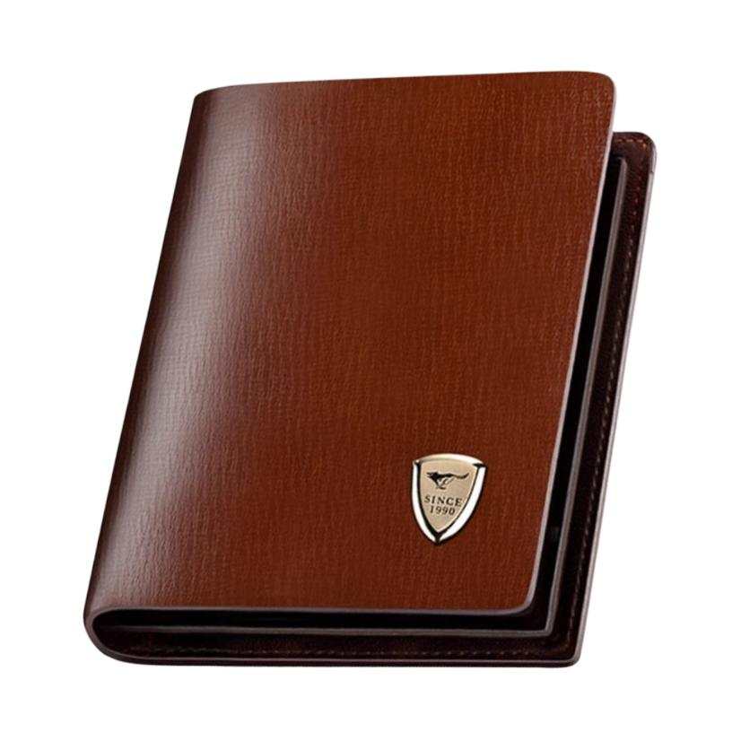 SEPTWOLVES SEPTWOLVES Cow Leather Wallet Men's Brown/Black