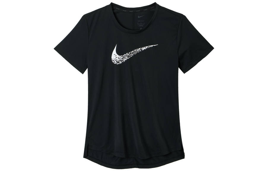 Nike Nike Set in Sleeve Running T Shirt Women's Black