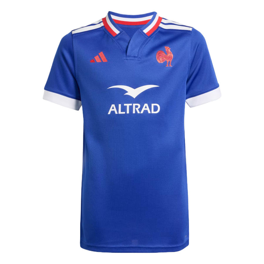 Adidas Adidas Kids' Top France Rugby Home Youth Replica Jersey Kids'