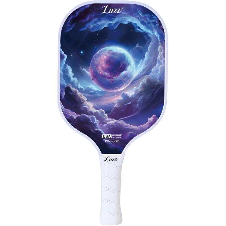 LUZZ PICKLE Pickleball Paddles Carbon Fiber Unisex Black Purple