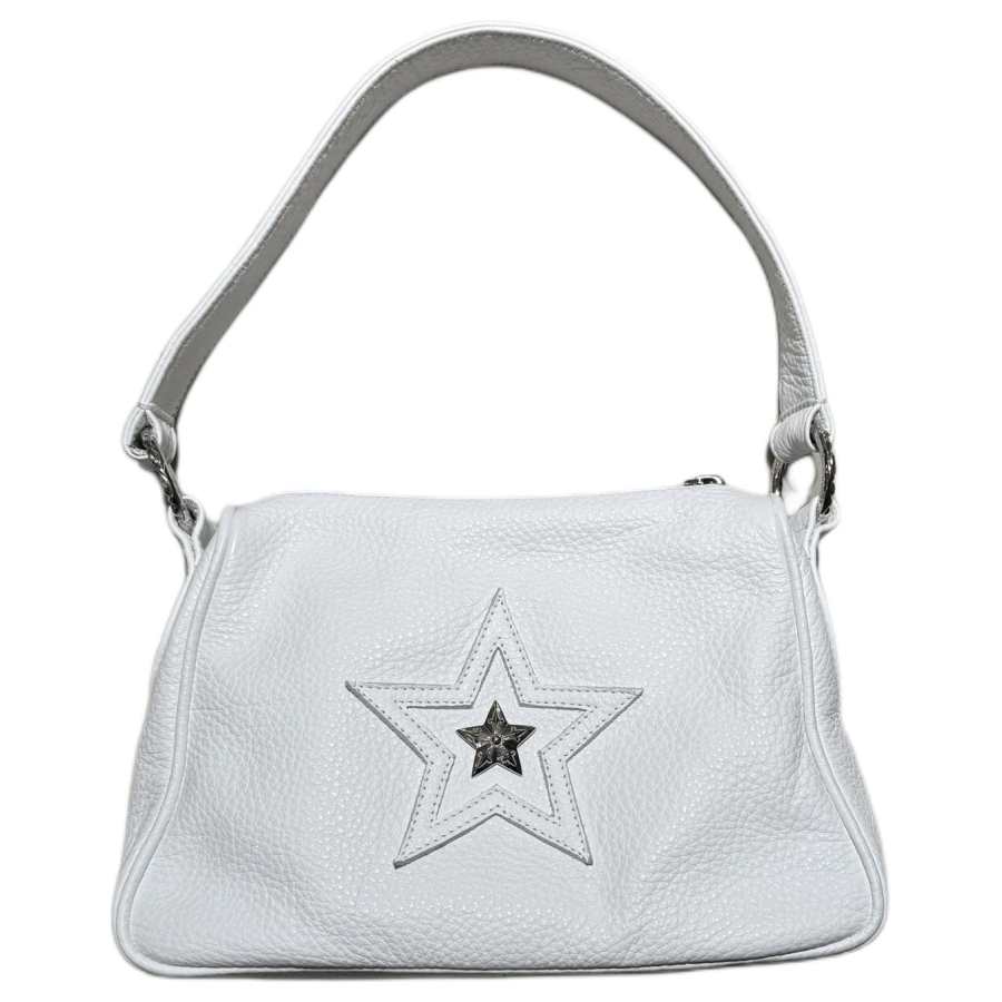 Chrome Hearts Sheepskin Chicken Nugget Bag Handbag Regular Women's White