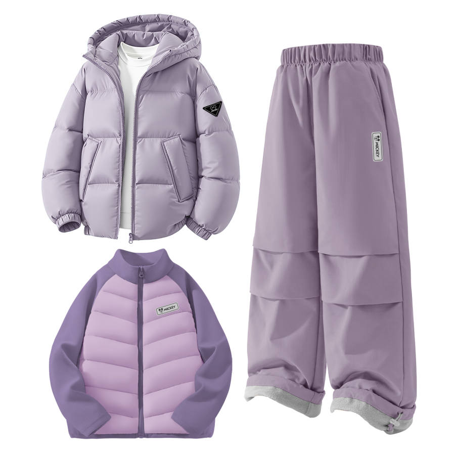 Disney Kids Casual Sportswear Hooded Thickened