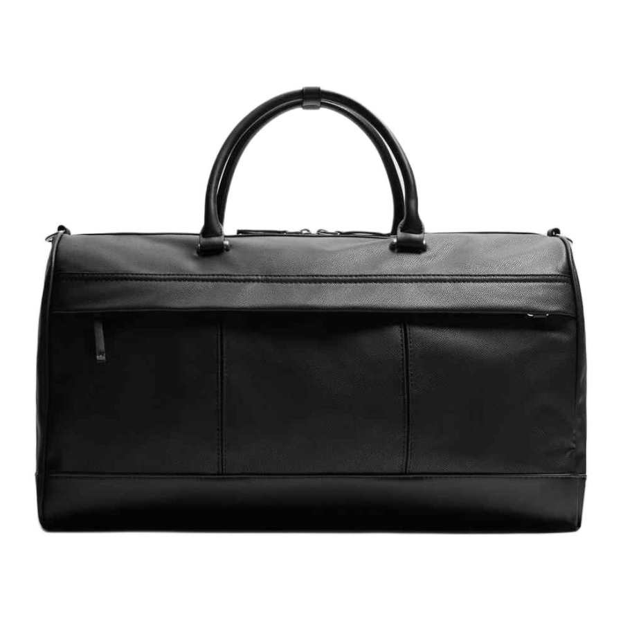 ZARA PU Handbag Travel Bag Men's Black