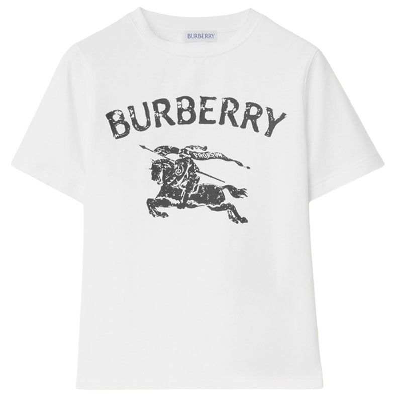 Burberry Kids T Shirts Crew Neck Moderate