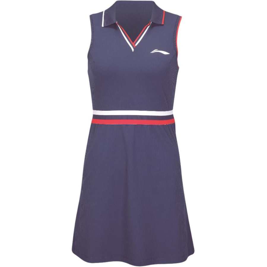 Li-Ning Li Ning Tennis Collection Tennis Skirt Women's Dark Ship Blue