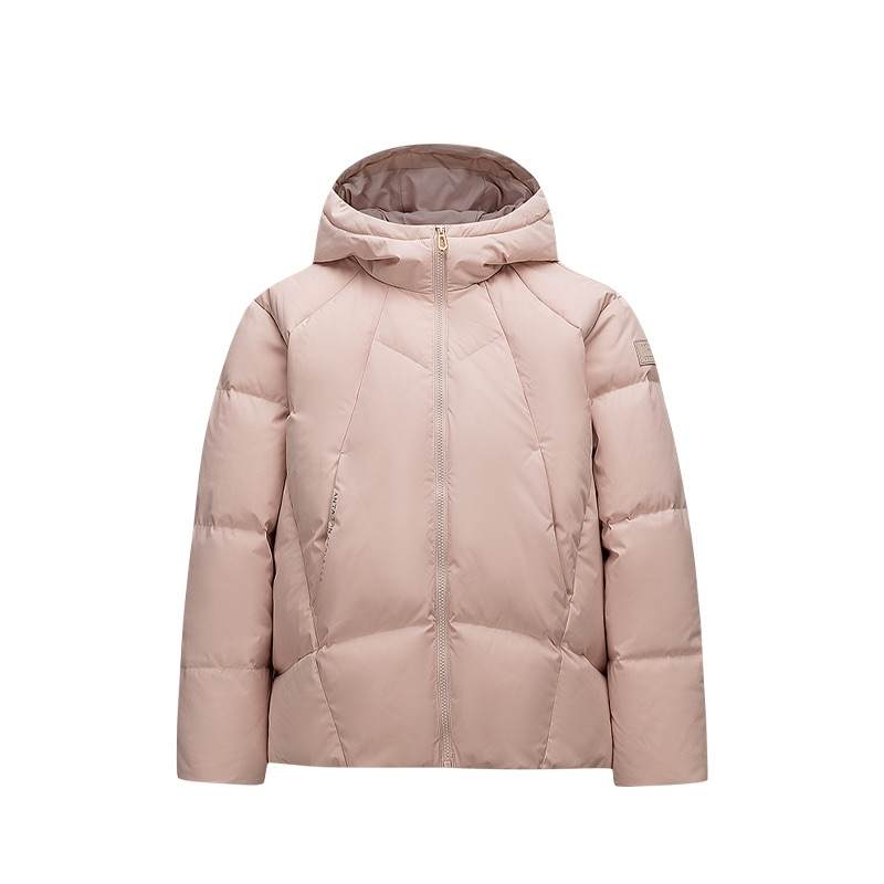 ANTA Down Jackets Women's Lotus Color Hooded