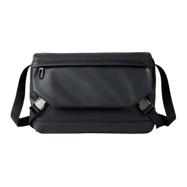LAORENTOU Fabric Crossbody Bag, Shoulder Bag Men's Black