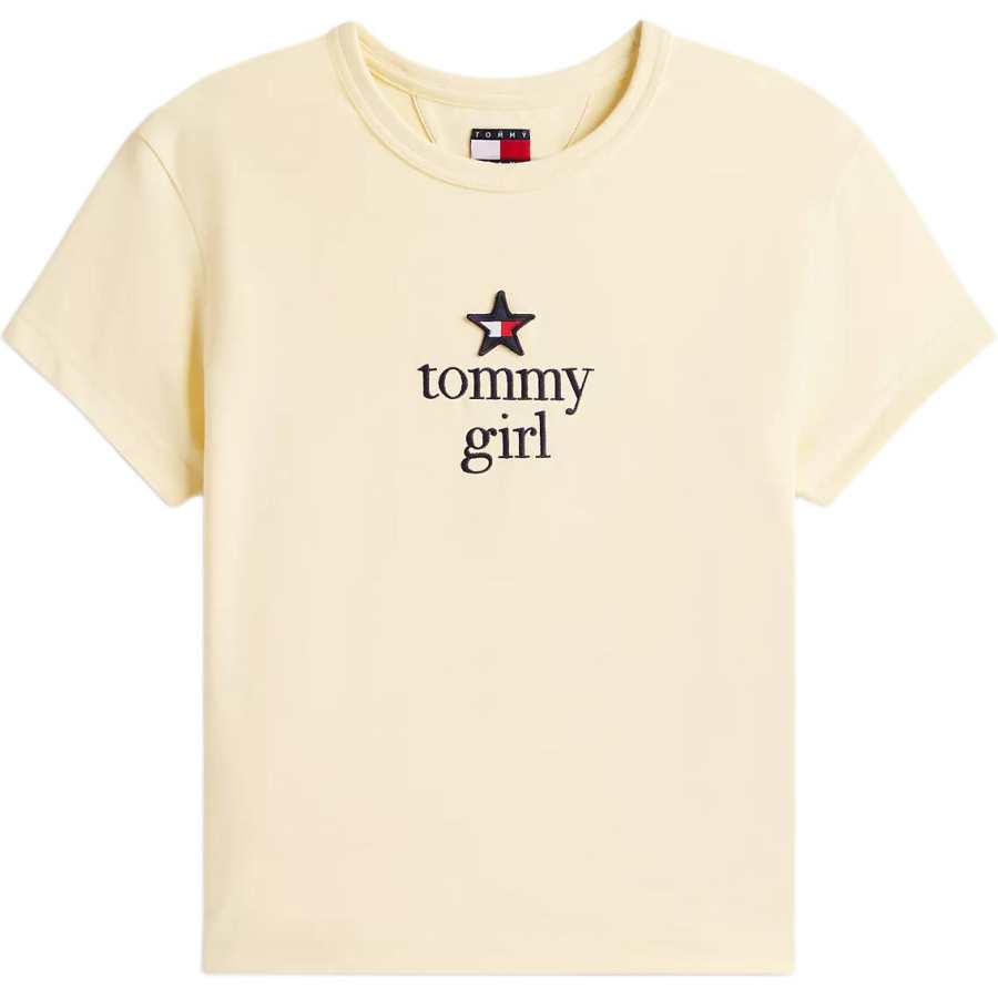 Tommy Hilfiger T Shirts Women's Eggnog Jelly Crew Neck
