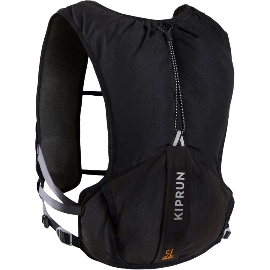 DECATHLON DECATHLON 5L Backpack Outdoor Bag Polyester Black Unisex