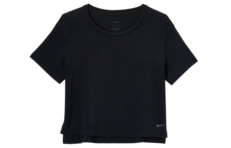 Nike Nike T Shirts Women's Black Crew Neck Moderate