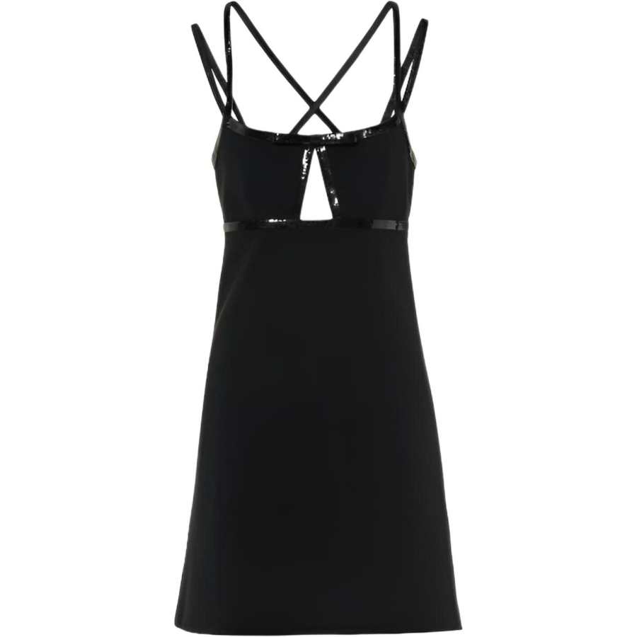 MIU MIU Sleeveless Dress Women's Black