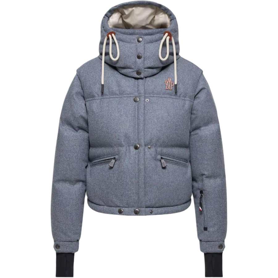 Moncler Grenoble Yintab Hooded Wool Down Ski Jacket Down Jacket Women's
