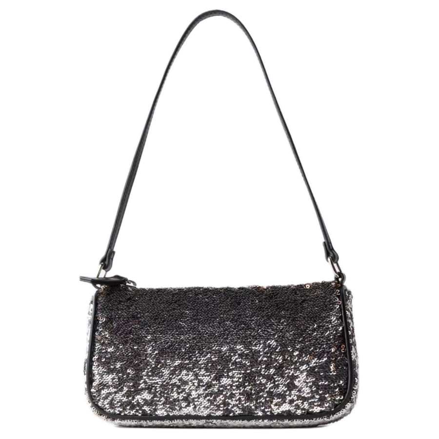 ZARA ZARA Polyester Shoulder Bag Women's Silver