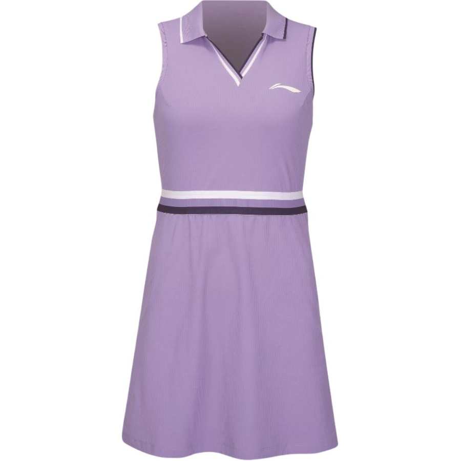 Li-Ning Li Ning Tennis Collection Tennis Skirt Women's Pollia Japonica Mauve