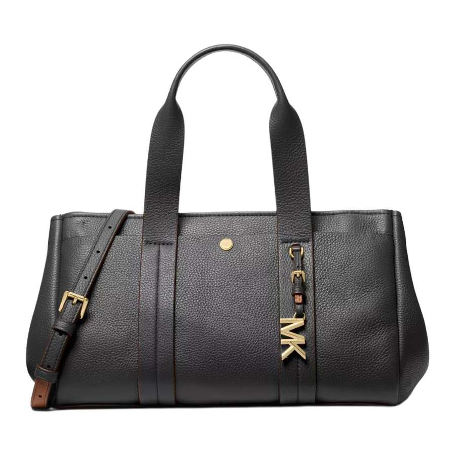 MICHAEL KORS Cow Leather Shoulder Bag, Crossbody Bag, Handbag Small Women's Black