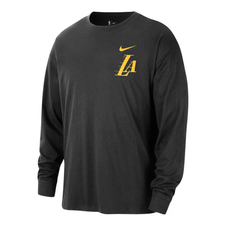 Nike Nike La Lakers Essential City Edition Men's Nike Nba Long-Sleeve T-Shirt