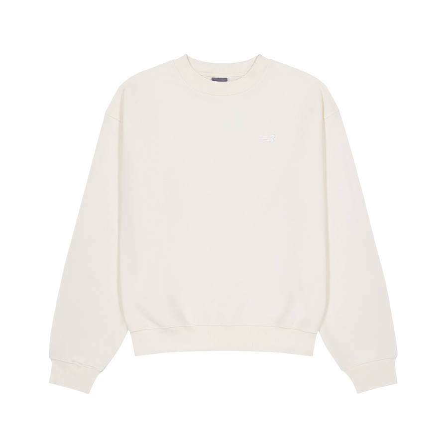 New Balance New Balance Sweatshirts Women's White Crew Neck Moderate Regular