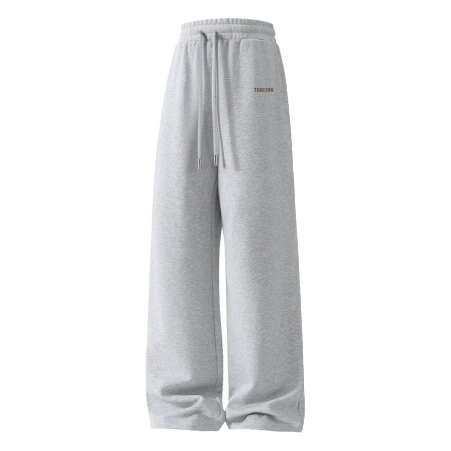 Tonlion Casual Pants Unisex Thickened And Fleece Lined Sweatpants