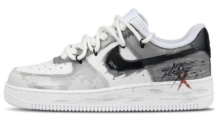 Nike Nike Air Force 1 Leather Coverage Thermal Low top Skateboard Shoes Men's White